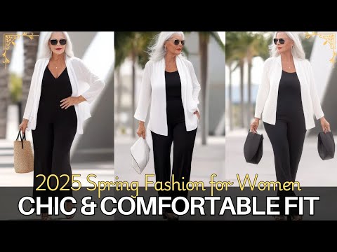2025 Spring Fashion for Women Over 60: Chic & Comfortable Loose Fit Outfits - YouTube 2025 Spring Fashion for Women Over 60: Chic & Comfortable Loose Fit Outfits - YouTube
