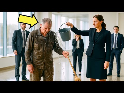 المدير ي هين رجلا مسنا في المكتب ظنا منه أنه متسول لكنه كان المالك الحقيقي 