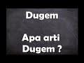 Apa arti kata Dugem ?