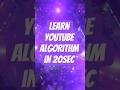 The YouTube Algorithm Explained in 20 Seconds