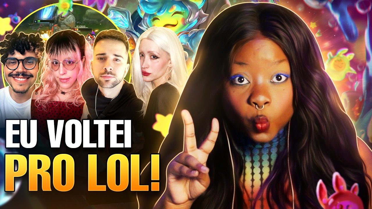 SIM, EU VOLTEI PRO LOL! | League of Legends (ft. Clarity, Lys, Nerissa & Squall) - Jinkiwinkki