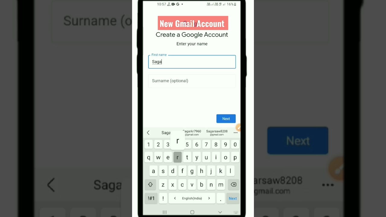 New Gmail account kaise banaye 