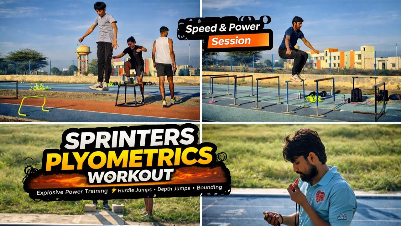 Best Plyometric Workout For Sprinters | Explosive Speed Training - YouTube