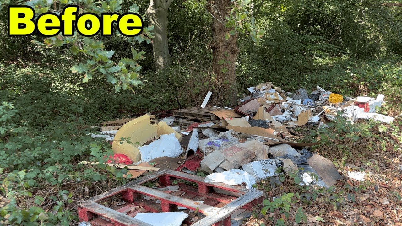 Why Did They Do This To Nature? 2 Piles Of Rubbish Left In The Woods