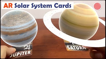 myARgalaxy AUGMENTED REALITY Solar System Cards