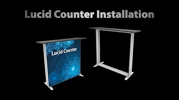 Lucid Lightbox Counter Installation