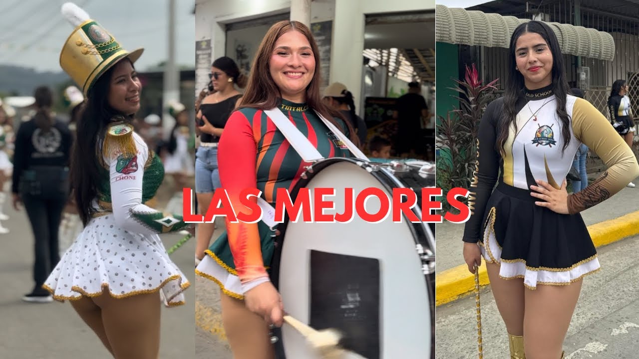 Karlita ,Paulina y Anahí ❤️🔥Las Mejores #bastoneras #desfile #shortvideo 