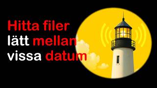029 Hitta filer lätt mellan vissa datum - Microsoft 365