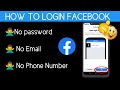 New how to login facebook without email and phone number  updated method  2024