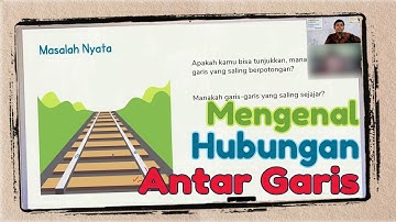Hubungan Antar Garis | Garis Sejajar | Garis Berpotongan | Garis Berimpit | Matematika Kelas 4