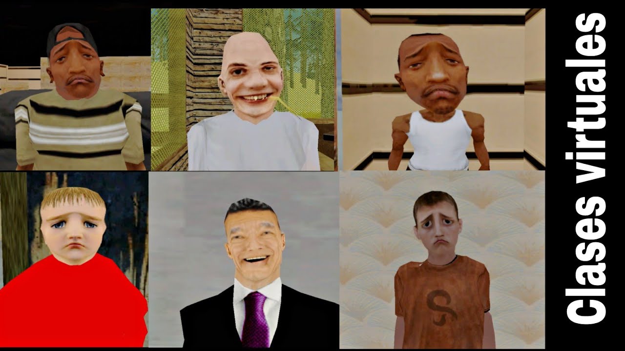 CJ Junior y sus amigos regresan a las clases virtuales - GTA San Andreas Loquendo.