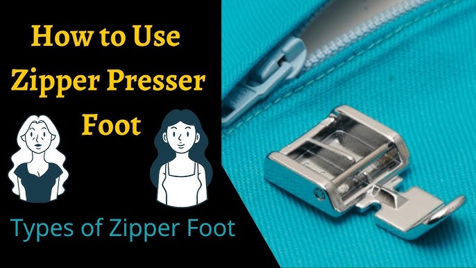 SINGER® Zipper Presser Foot Tutorial 