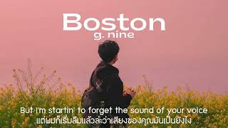 (thaisub/แปล) Boston - g.nine