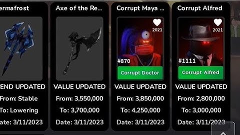New Values! Corrupt Alfred RAISED!|| stk roblox