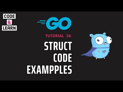 GoLang Tutorial 26: Practice Structs With Code Examples