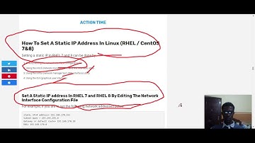 How To set A Static IP In Linux By Directly Editing The NIC configuration File  (RHCSA 8, Lesson 9B)