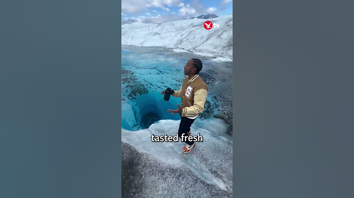 Ludacris drinks glacier water #shorts