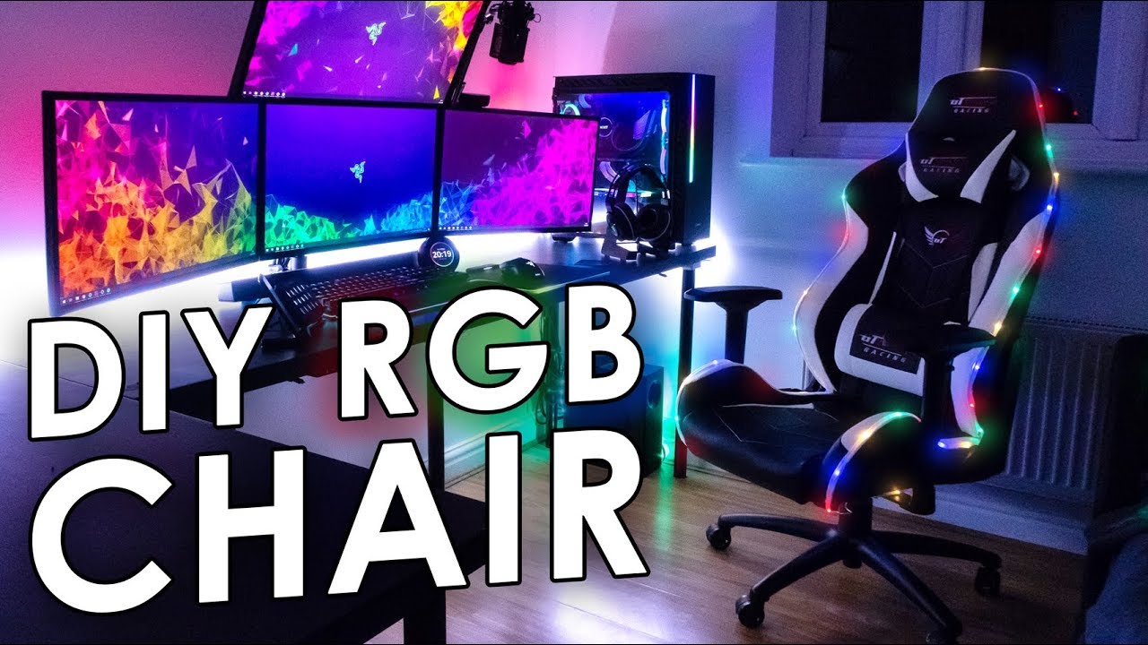 Diy Rgb Gaming Chair Youtube