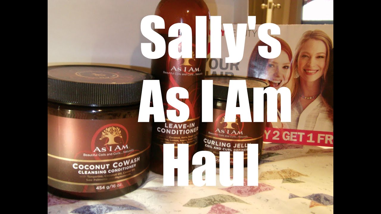 As I Am HAUL Sally's Beauty Supply YouTube