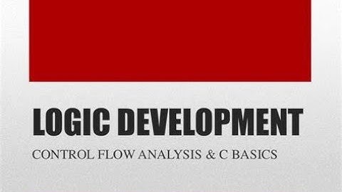 Logic Development Programming-1/1-09-2021/bca first year