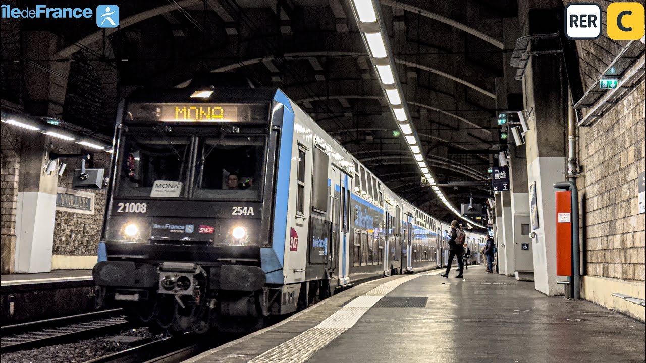 Paris, France : 🇫🇷 Plongée dans le RER C, exploration souterraine de Paris