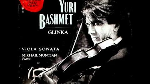 Glinka--compl. Borisovsky-Viola Sonata in d minor ...