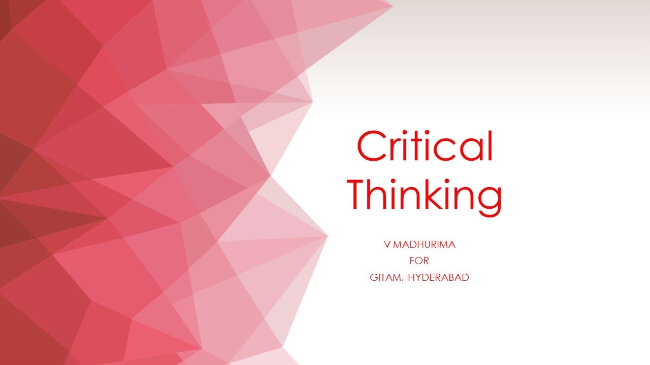 critical thinking in arguing