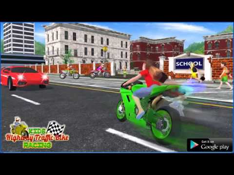 Kids School Highway Traffic Bike Racing