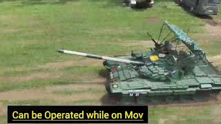 Indian Armys T-72 Ajeya Tank With Cope Cage.