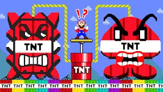 What If Mario Touches Everything Turns Into Bomb Omb? | ADN MARIO GAME