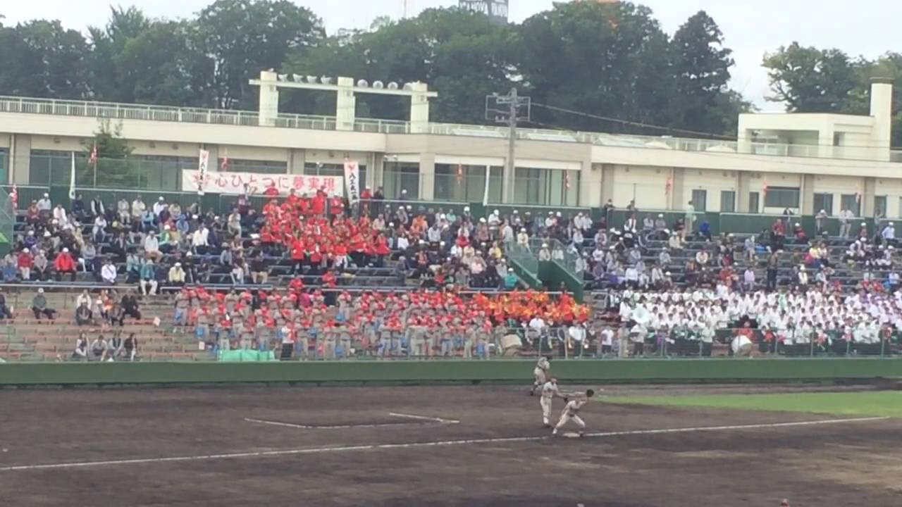 八工大一 シートノック 全校応援