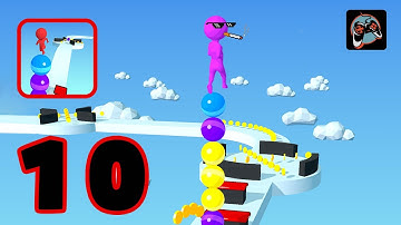 Stack Rider Max Levels - Gameplay (Android, IOS)