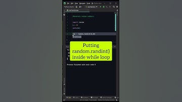 Generate random numbers in Python 🤔🤔🤩 #shorts #python