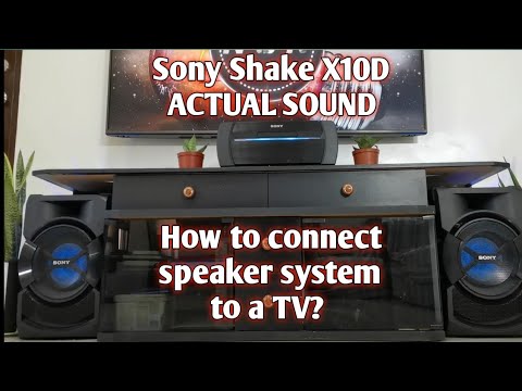 Sony Shake X10D | How to connect speaker systems to a TV | Bass Test | Q & A