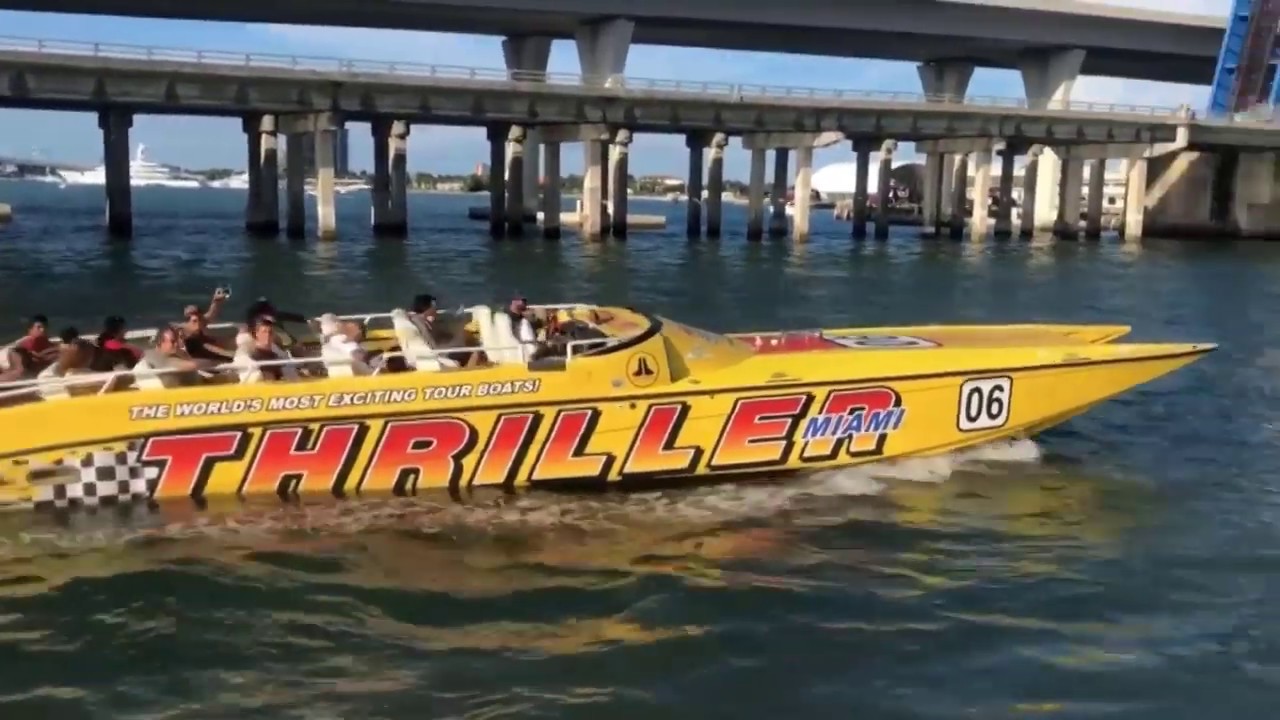 bayside miami speed boat tour