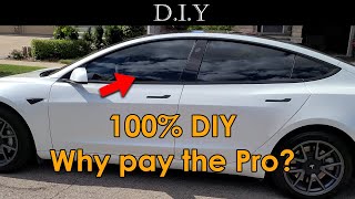 Don't tint your Tesla until you watch this: 10 DIY Rules the Pros won't tell you how to tint Model 3