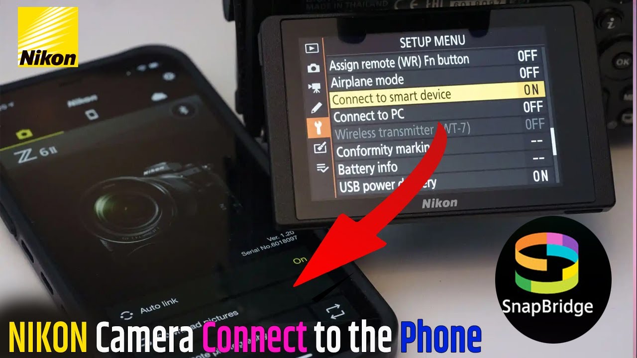 Nikon D7500 Se Mobile Me Photo Kaise Le ! Nikon camera mobile se kaise ...