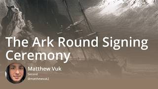 The Ark Round Signing Ceremony — Matthew Vuk | bitcoin++ Toronto, consensus edition