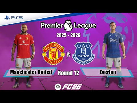 Manchester United Vs Everton Ft Mbeumo Premier League 25 26 Full Match FC 26 PS5 4K