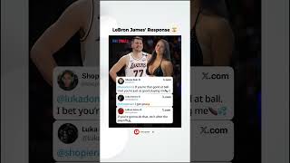 LeBron James Had To Step In After Luka Doncic’s Wild Comment 😂#shorts #lebronjames