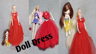 Top dress | Doll party dress | making Barbie wedding dress