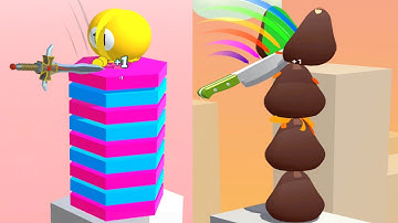 Slicer Knife vs Slice It All - Very Satisfying and Relaxing ASMR Slicing Game