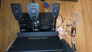 Simnet Sp Pro Loadcell Pedal 3-Set Unboxing And Install