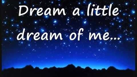 Thumbnail of DREAM A LITTLE DREAM OF ME   Mama Cass Letra lyric