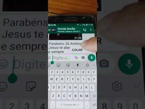 Vídeo: Como Copiar Uma Mensagem