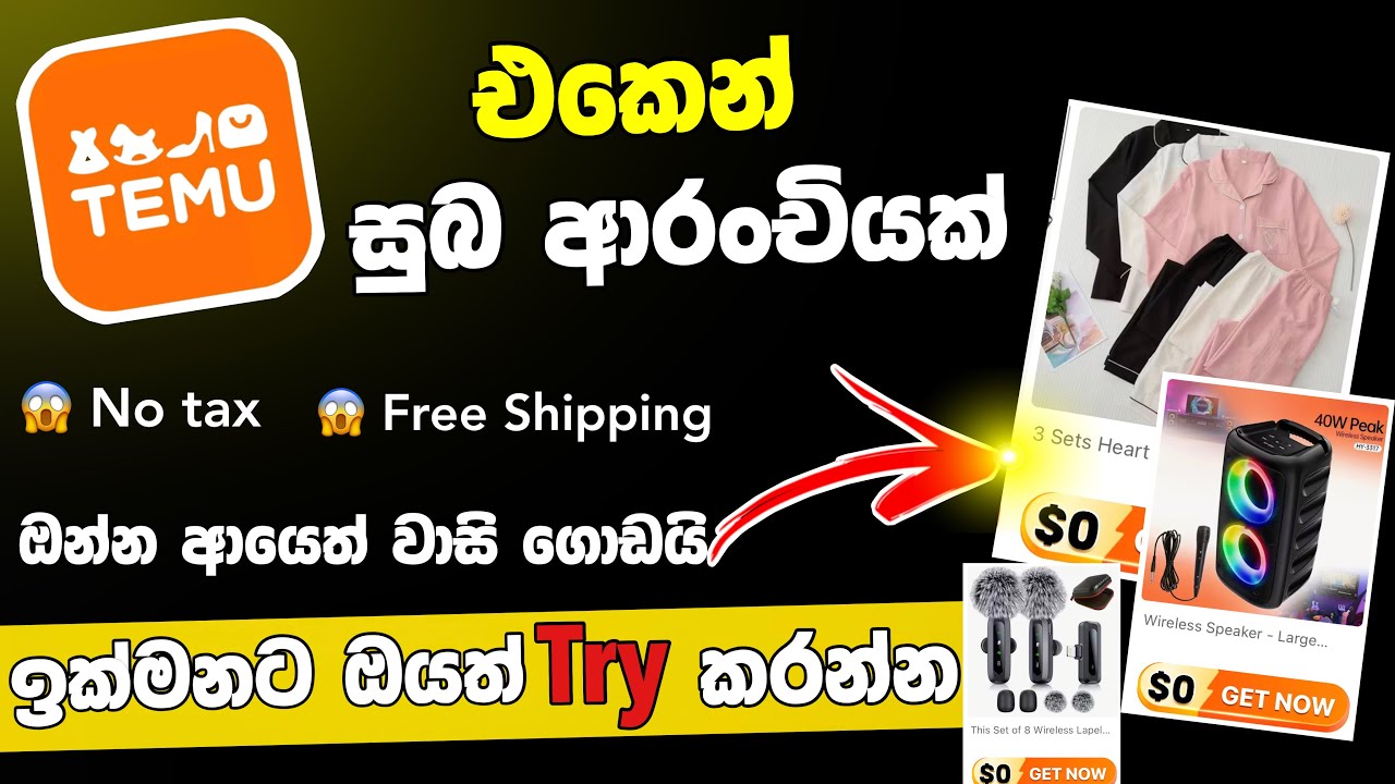 Temu ගැන සුබ ආරංචියක්  🤩 - හැමදේම තේරෙන සිංහලෙන් 🇱🇰  #temu #temuhaul 