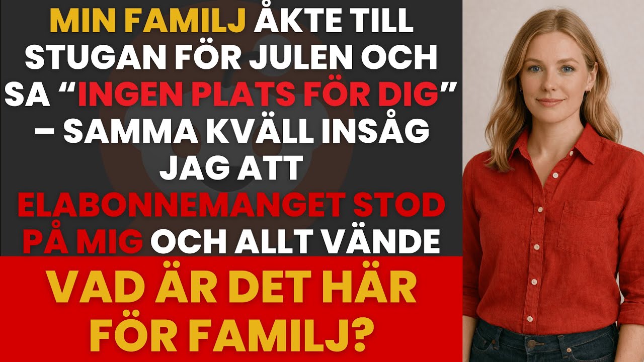 VAD ÄR DET HÄR FÖR FAMILJ – PÅ JULEN SA DE “INGEN PLATS FÖR DIG”… MEN SEN