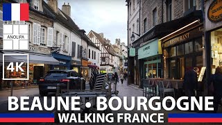 BEAUNE  BOURGOGNE  Promenade walking tour 4K  Burgundy, França