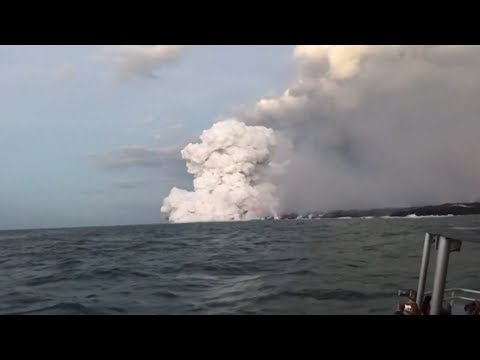 lava-bomb-&-debris-hits-tourist-boat-(lucky-escape)-(hawaii)---bbc-news---17th-july-2018