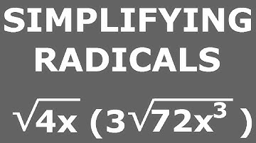 Simplifying Radicals Practice Problem 02